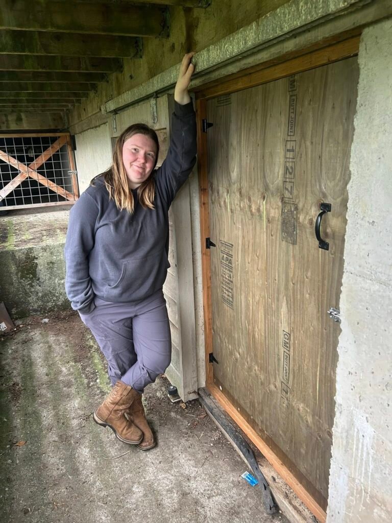 huge crawlspace door helps keep rodents from entering your home