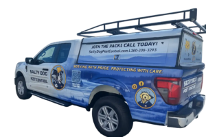 Salty Dg Pest Control's New Truck in Whidbey Island and Skagit County WA